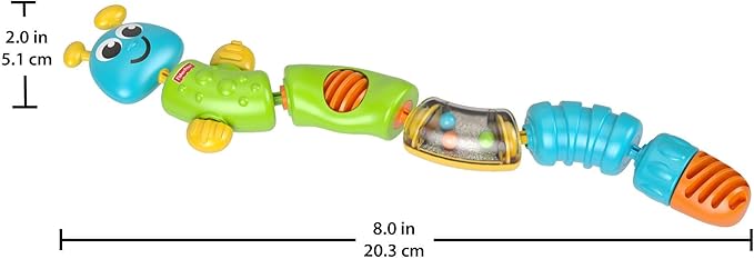 F-P Oruga de Encajar Cadenita de Colores 6-36M