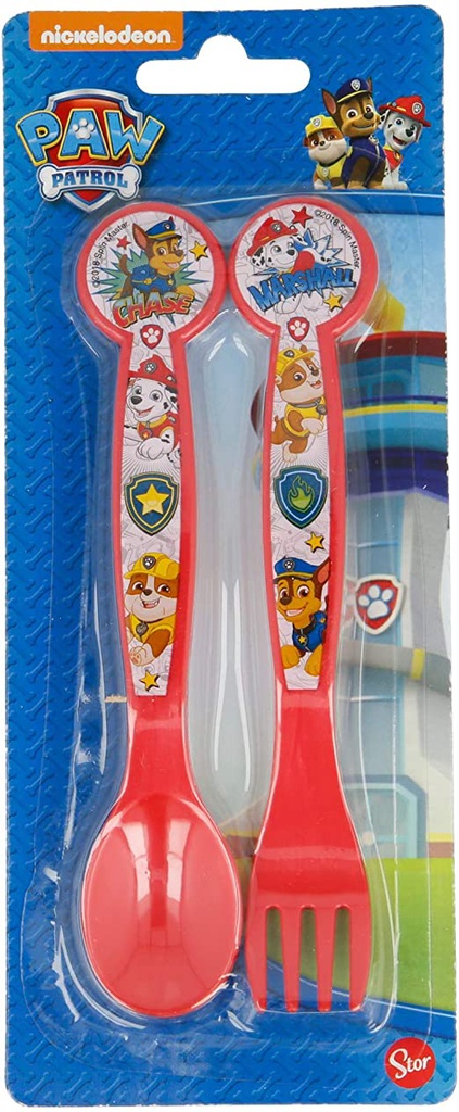 Juego de Cubiertos Blister Set/2 Paw Patrol