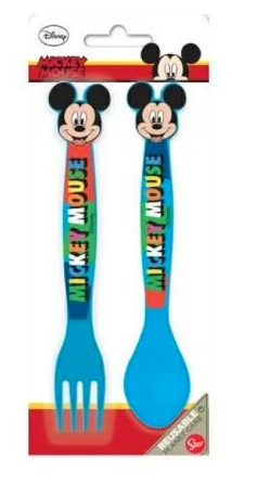 Juego de Cubiertos Blister Set/2 Mickey Mouse