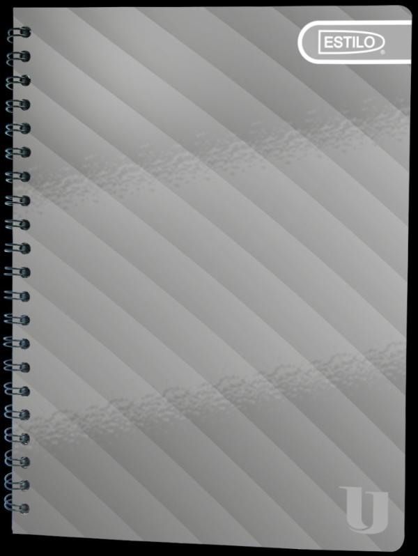 Cuadernos Espiral Unicolor Estilo  100 H