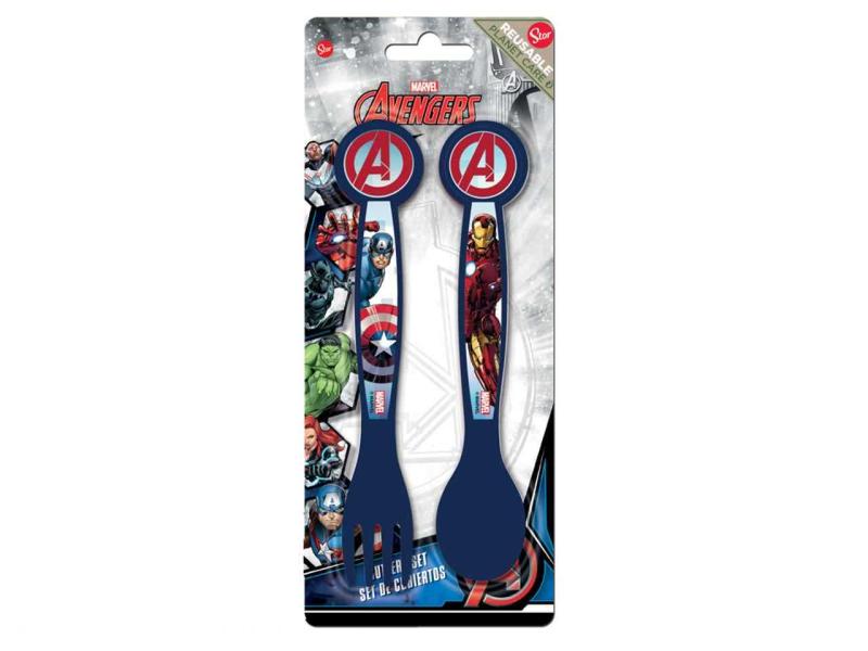 Juego de Cubiertos Bliste Set/2 Marvel Avengers