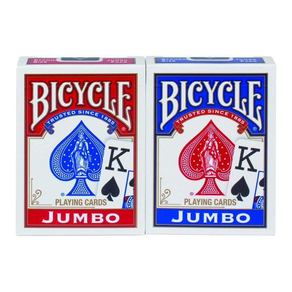 Baraja Bicycle Jumbo Rojo-Azul Blister de 2 (60088)
