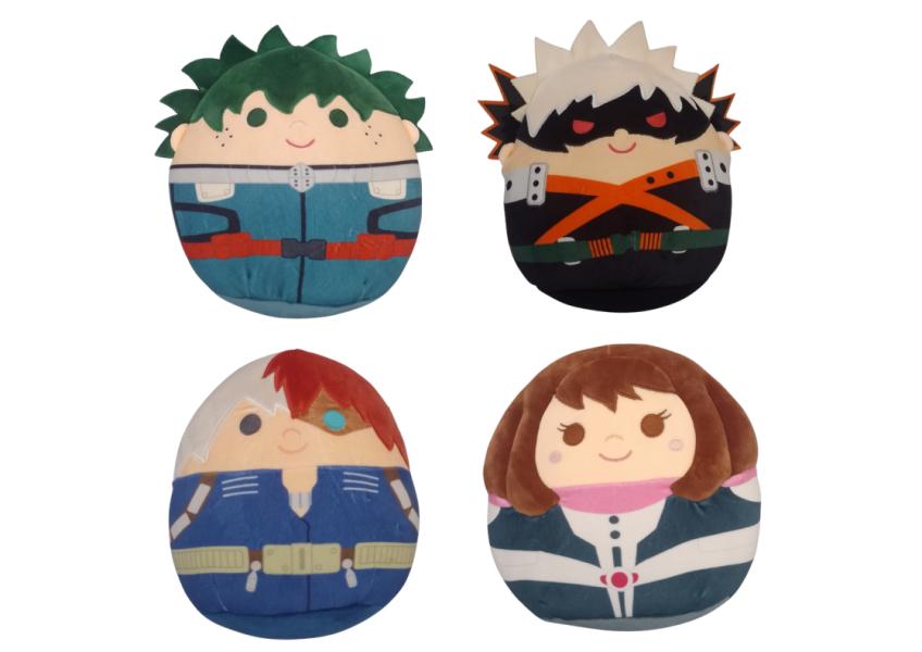 Peluches Squishmallows My Hero Academia Surt/4 3a+ 8"
