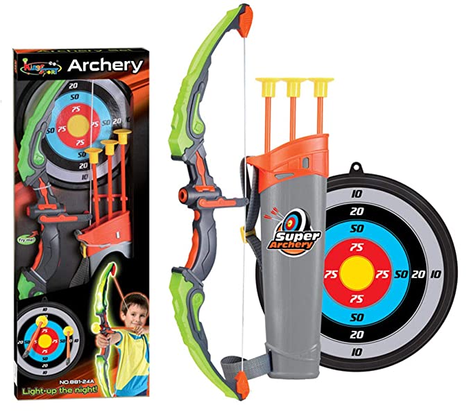 Juego Arqueria Arco con Luz y Tiro al Blanco 6a+