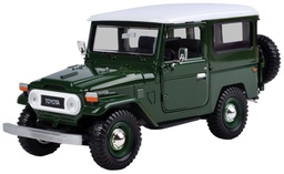 [MX79323] Carro 1:24 Toyota FJ40  S/4 14a+( Beige-Rojo-Negro-Verde)