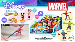 [JU6900] Figuras Estirables de Disney y Marvel Displ/24 Surtido 3a+ (6900A-B-C-D-E-F)
